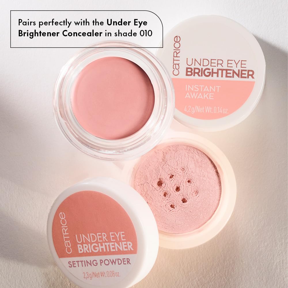 Catrice Under Eye Brightener brush-blend shows natural finish.