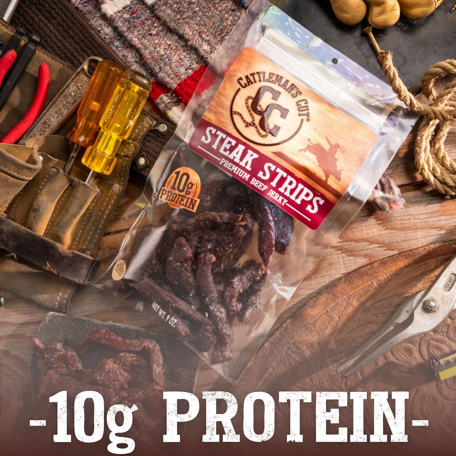 Cattleman's Cut hardwood-smoke flavor delivers bold, savory notes.