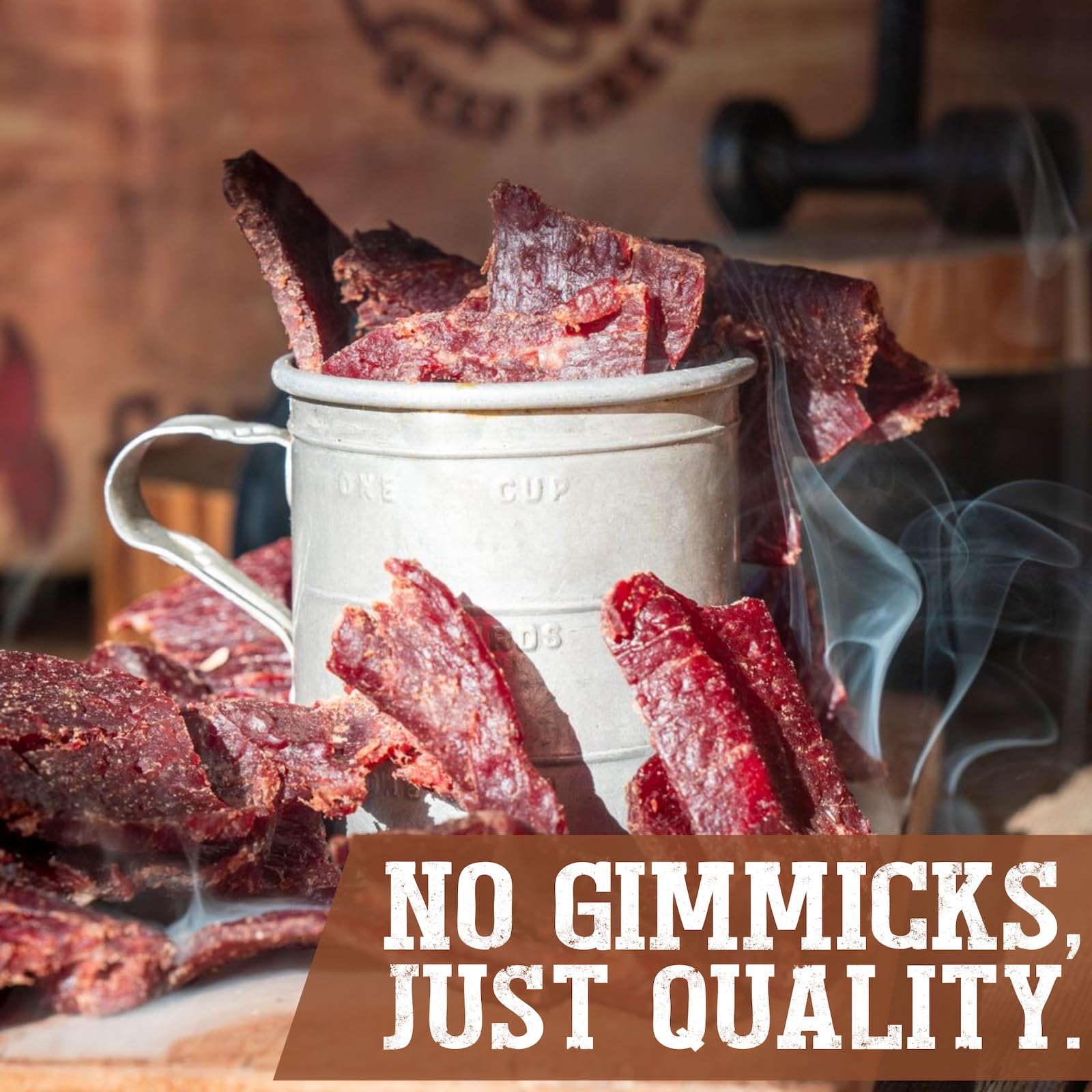 Cattleman's Cut resealable bag preserves freshness for snacks