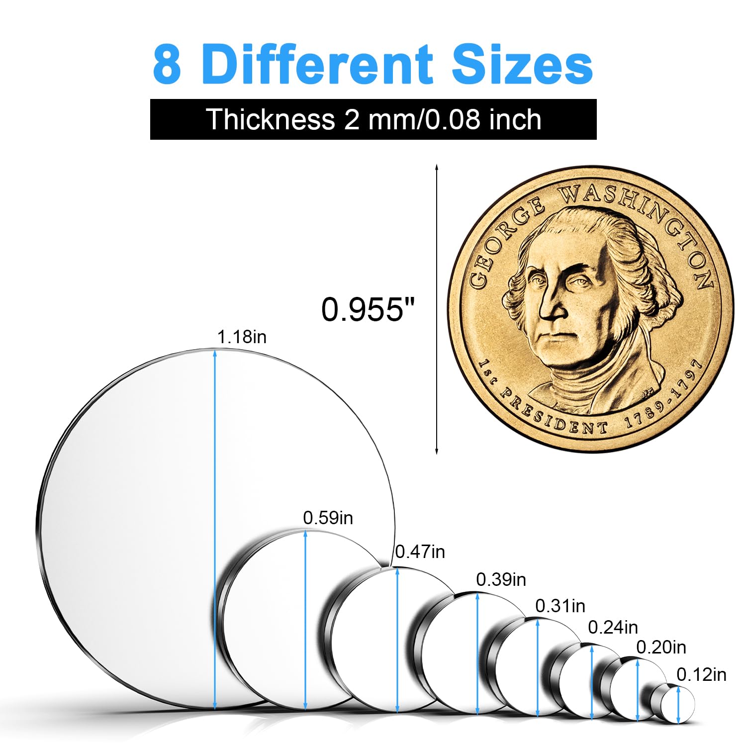 Caturledas 5x2mm round magnets offer light mounting for classroom demos.