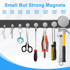 Caturledas 6x2mm round magnets support small models with steady grip.