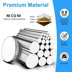 Caturledas 8x2mm round magnets suit fridge organization and whiteboards.