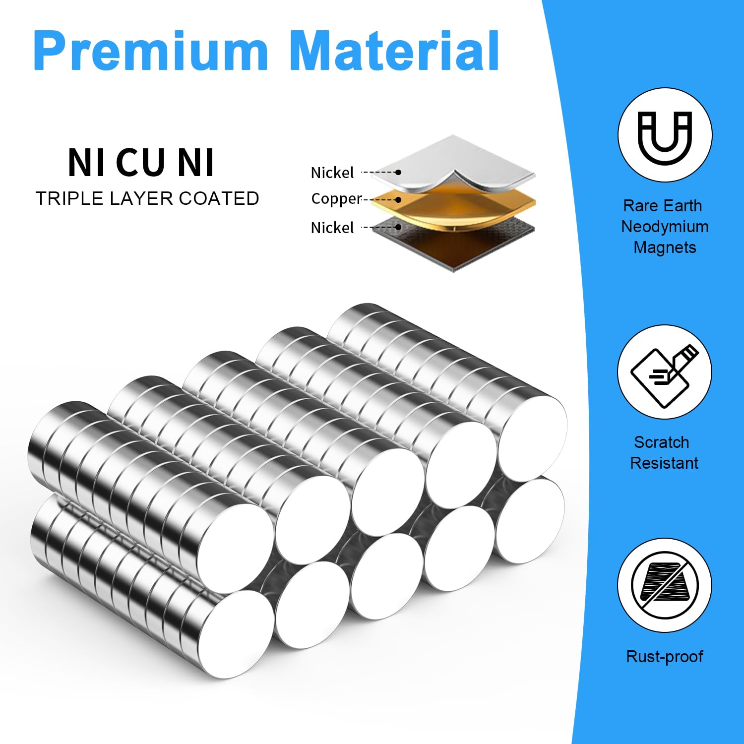 Caturledas NiCuNi coating provides scratch-resistance and rust protection
