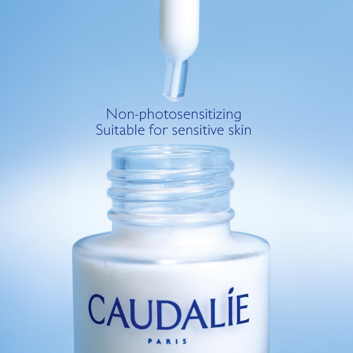 Caudalie Vinoperfect serum used in nightly routine for smoother skin.