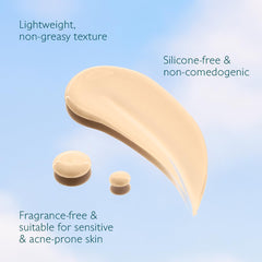 Caudalie Vinosun Protect texture on skin indicating lightweight non-greasy finish.