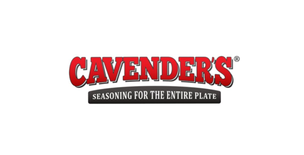 Cavender's jar close-up highlighting label and versatile flavor