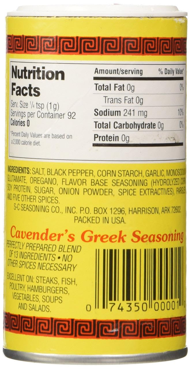 Cavender's Greek seasoning dusted on roasted vegetables for vibrant flavor