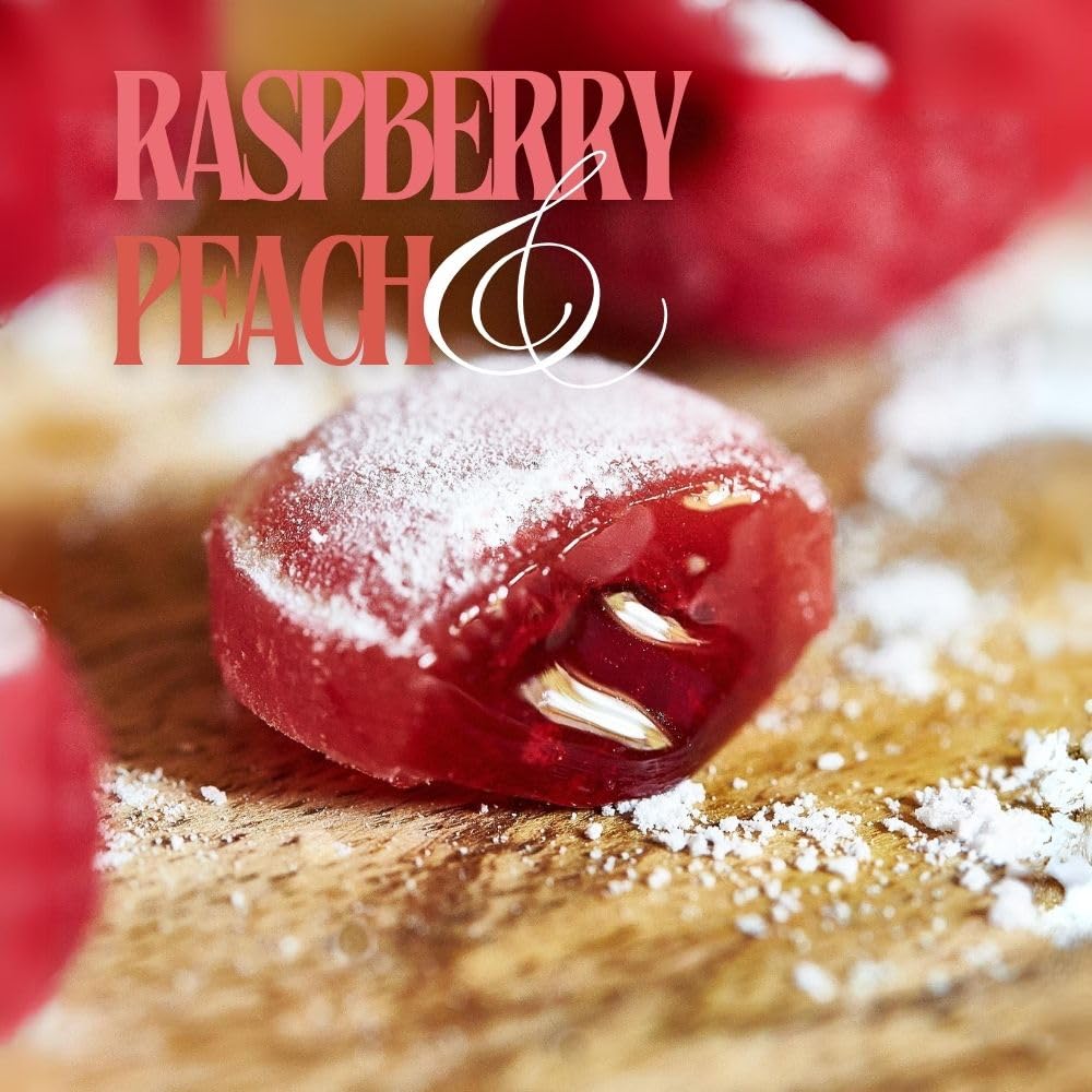 Sharing Cavendish & Harvey Raspberry & Peach Drops with friends.