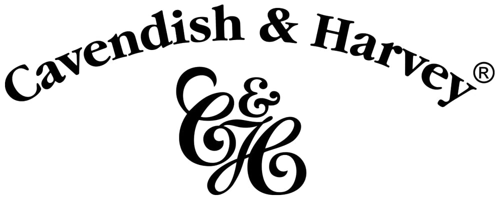 Cavendish & Harvey packaging detail, premium candy presentation and branding