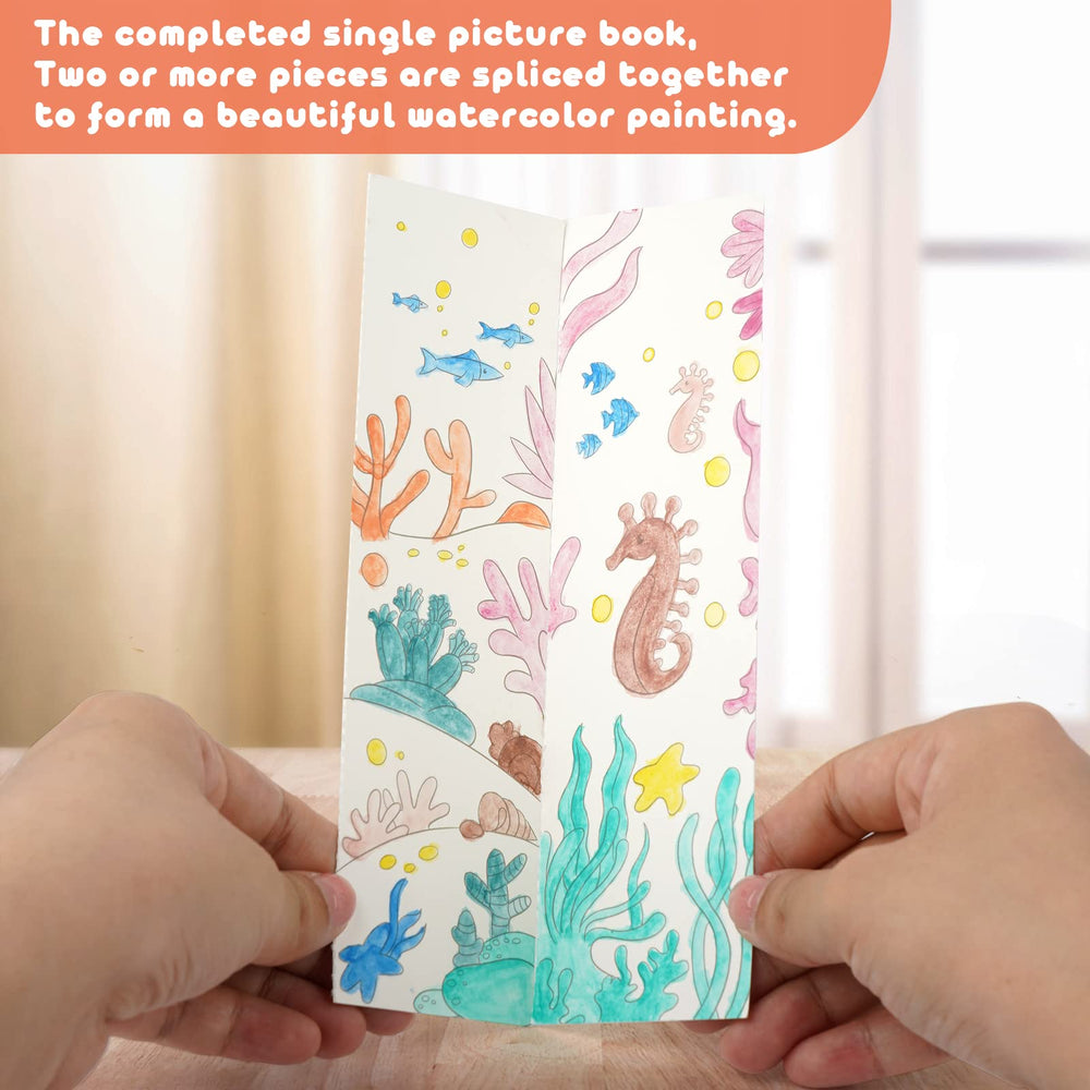 Thick bleed-resistant pages in Cavnewt coloring book prevent ink bleed.