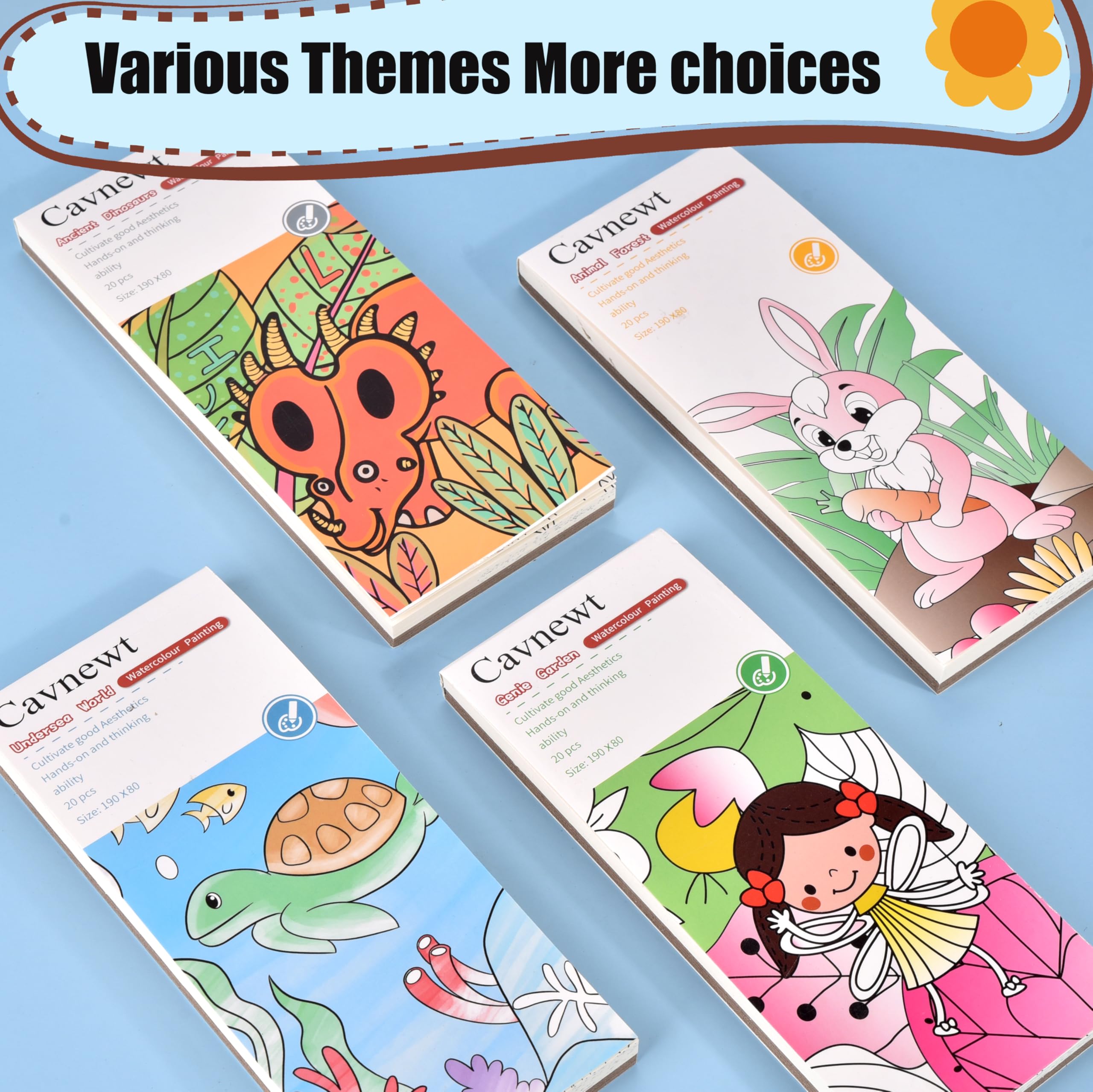 Gift-ready Cavnewt watercolor set for birthdays and holidays.