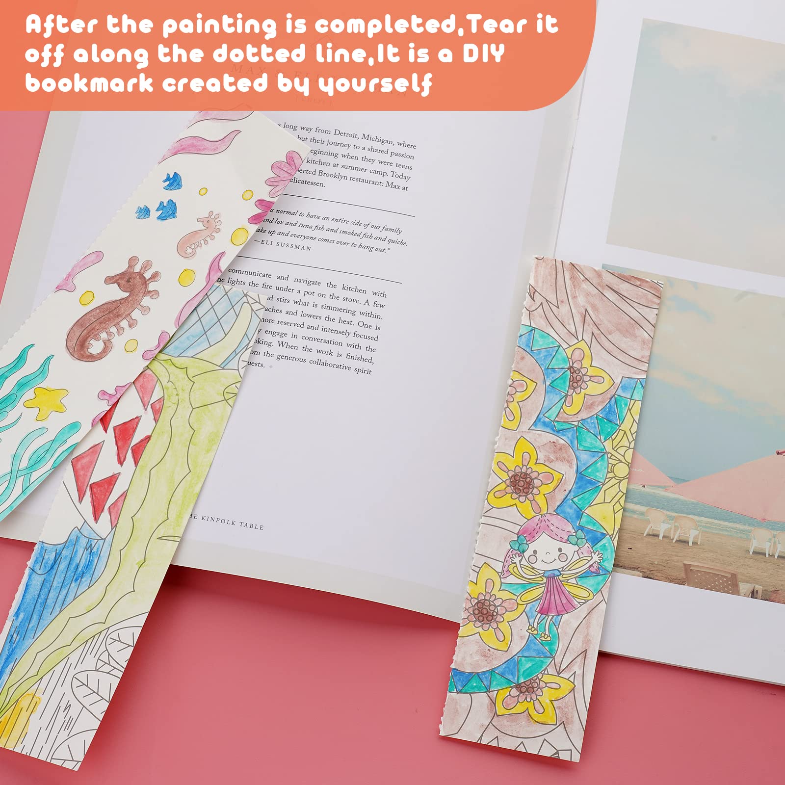 Portable Cavnewt watercolor book ready for on-the-go art activities.