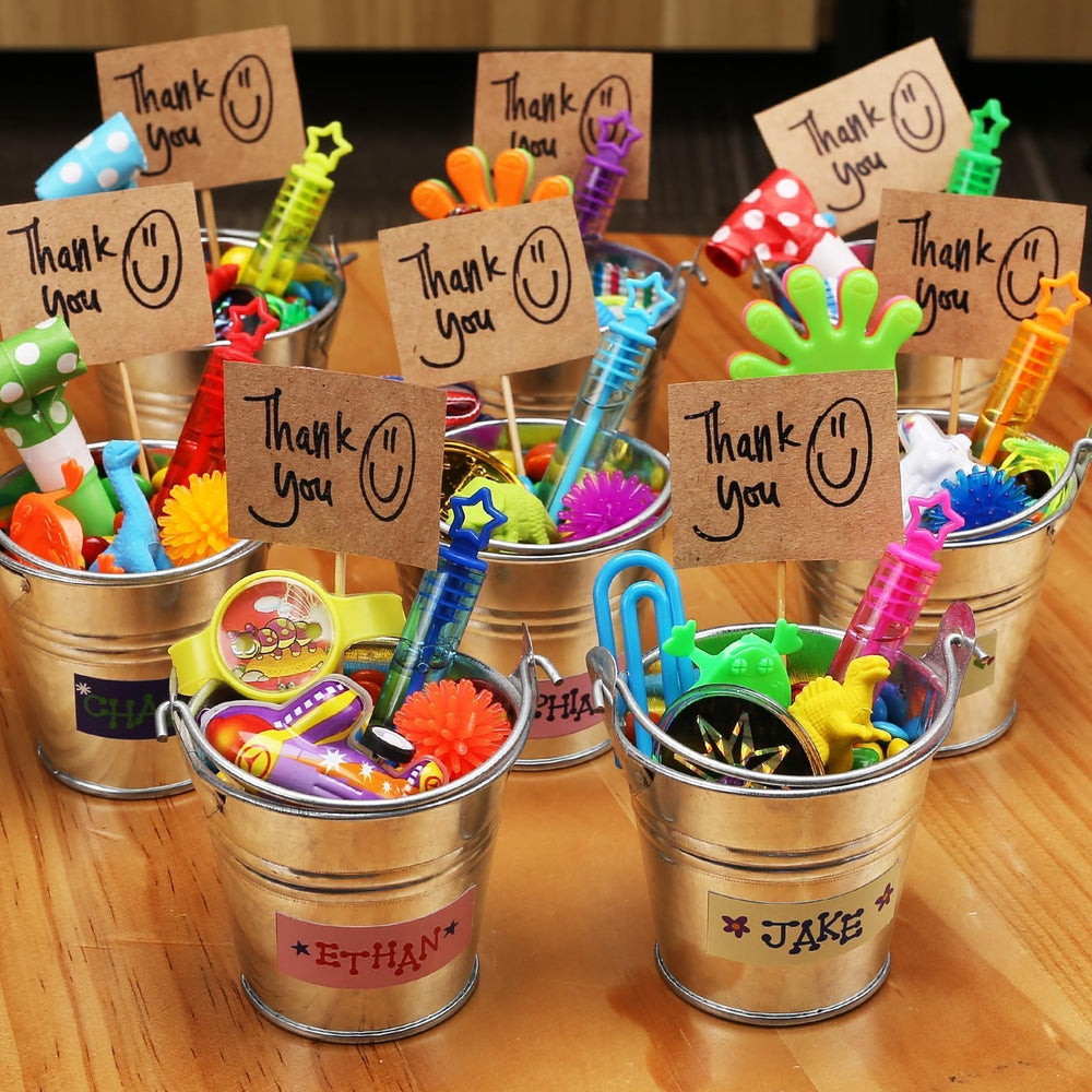 Bright color variety encourages creative play and sharing among children.