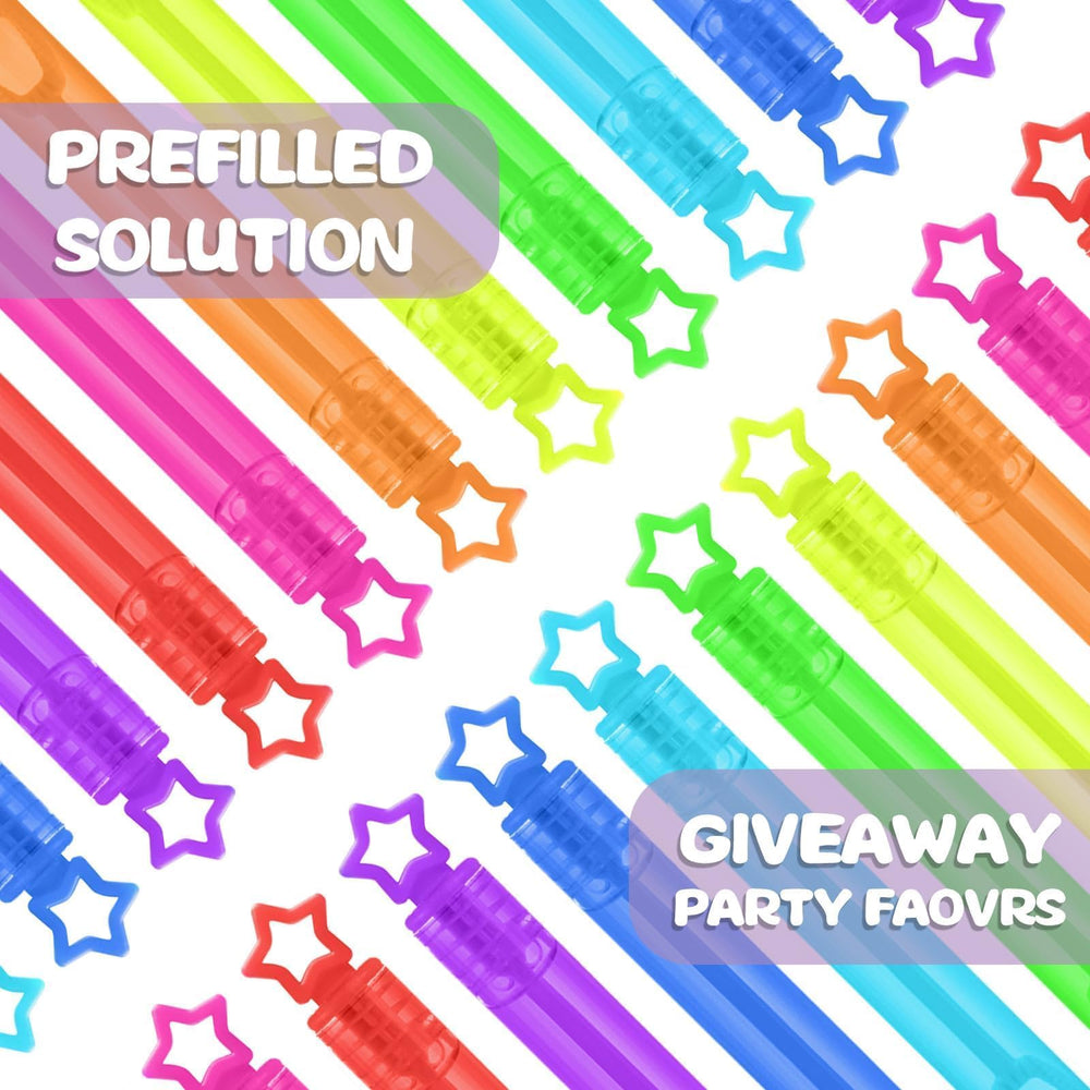 Pre-filled non-toxic solution ensures safe, mess-free play sessions.