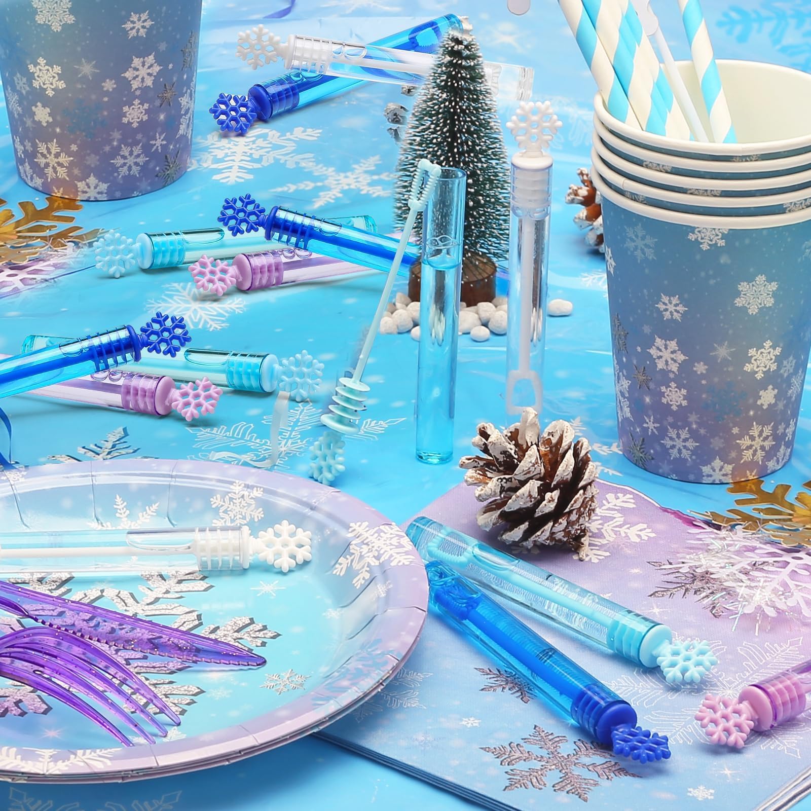 Cawiew snowflake party setup ideal for goody bags and prizes