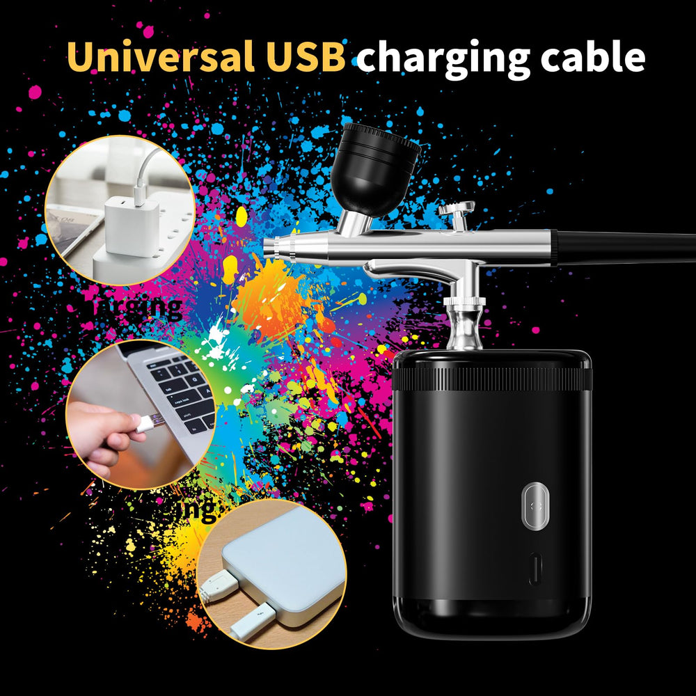 CBVCBV airbrush kit cake decoration scenario with fine spray.