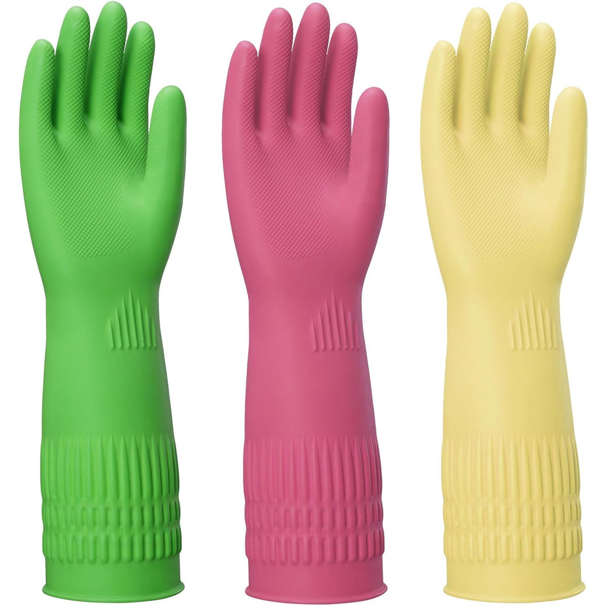 ccebwyny rubber gloves 15-inch dishwashing with extended arm protection for splash control