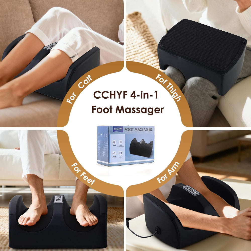 CCHYF foot massager control panel for easy temperature and intensity adjustment.