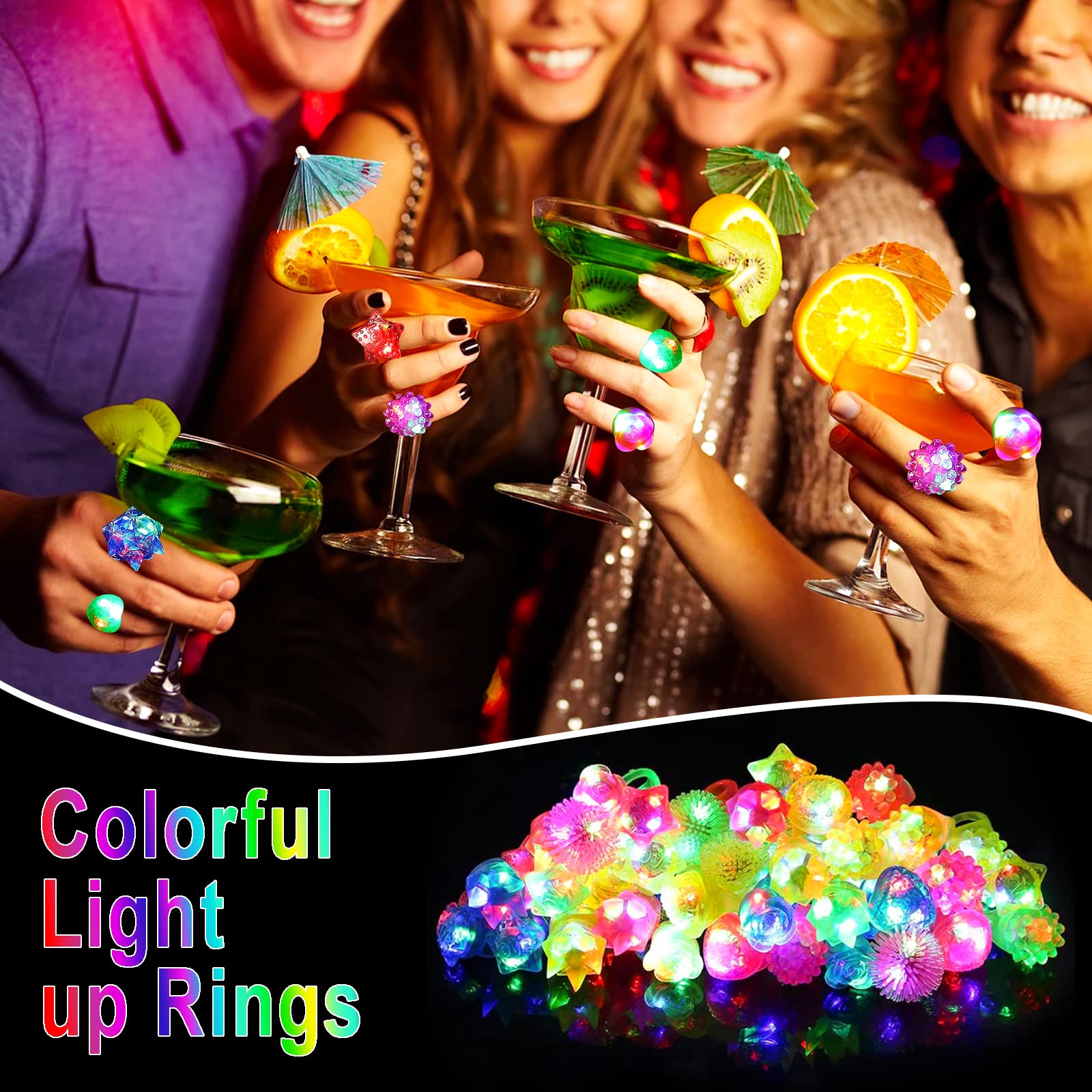 CCINEE adjustable rubber rings fit different fingers comfortably