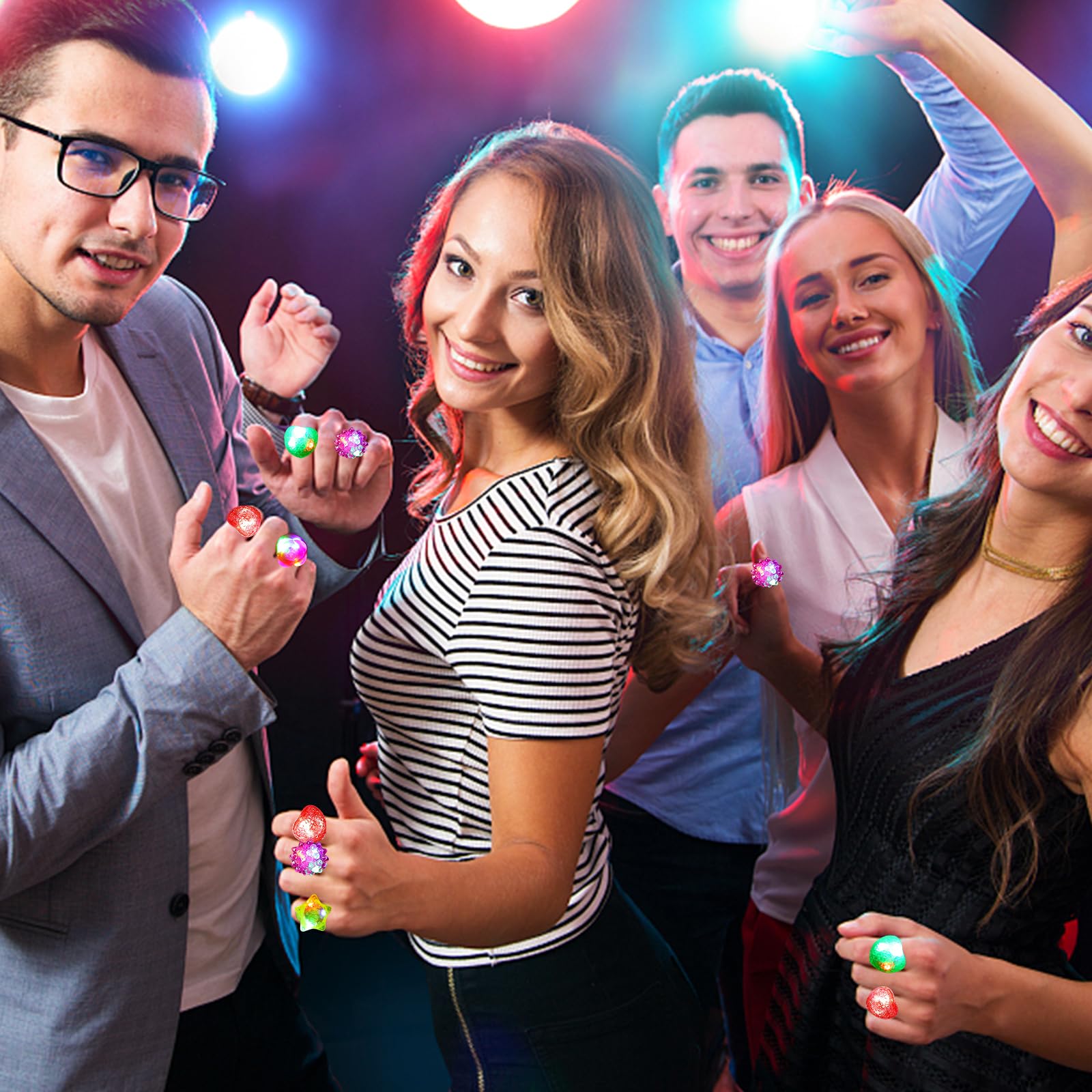 CCINEE glow rings ideal for birthdays and celebrations