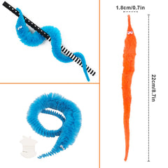 CCINEE magic-worms-on-string colorful display encourages interactive, safe party fun