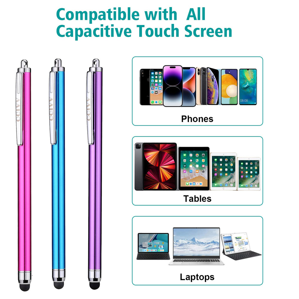 CCIVV stylus pen tip close-up highlighting soft rubber tip
