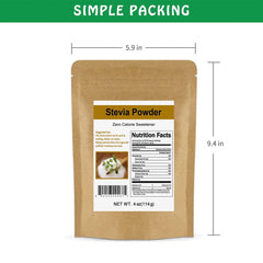 CCnature Stevia Powder being poured for coffee or tea