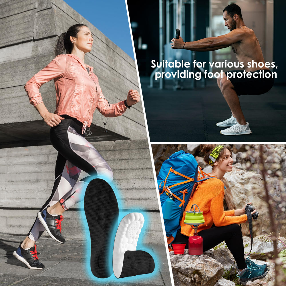 CCOBCHY all-lifestyle support insoles ideal for commuters and athletes