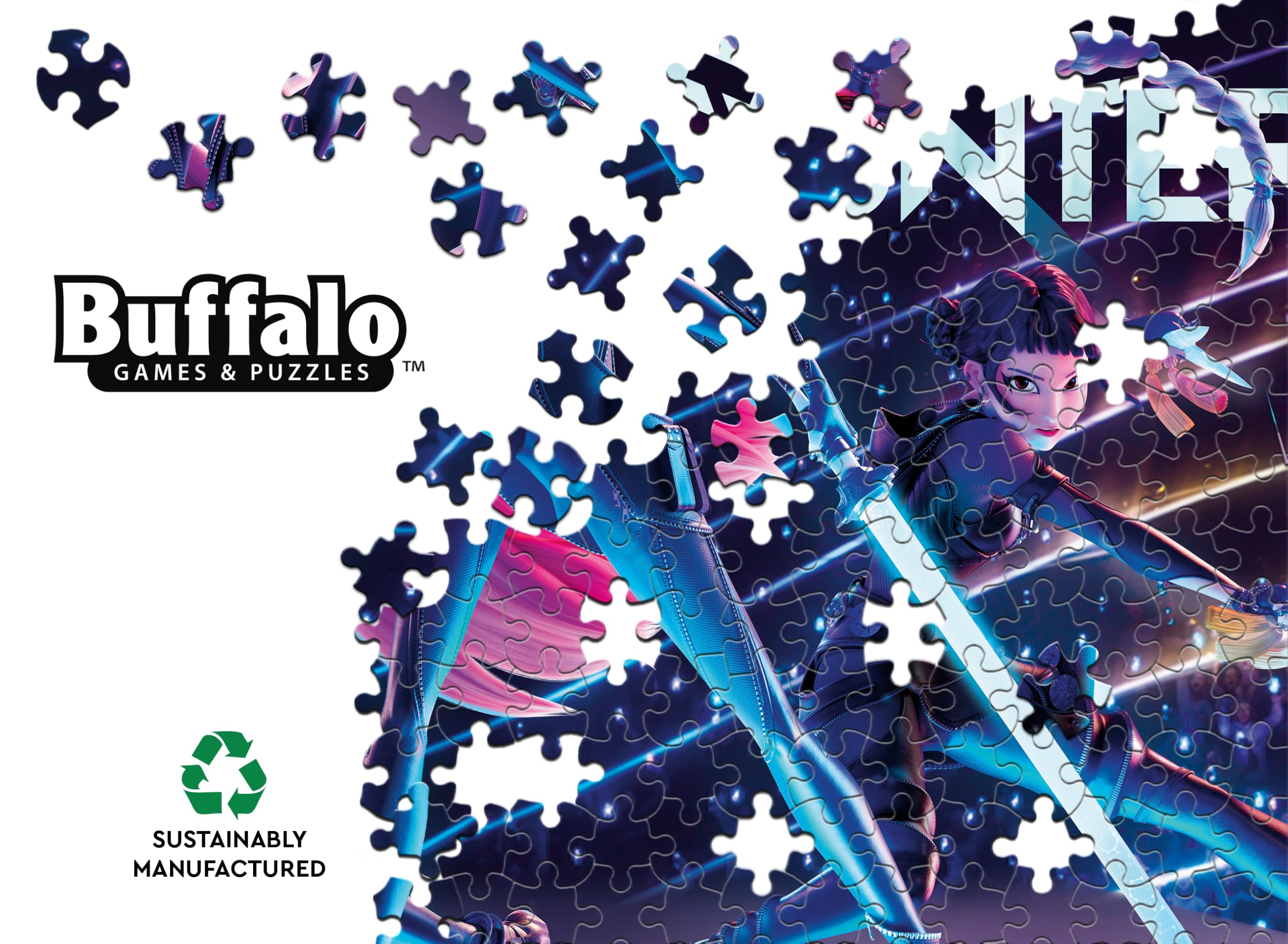 CEACO Buffalo HunTR/X recycled paperboard supports eco-friendly puzzling.