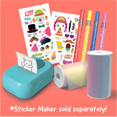 CEACO Hello Blink sticker maker refill with 80 stickers speeds creative projects.