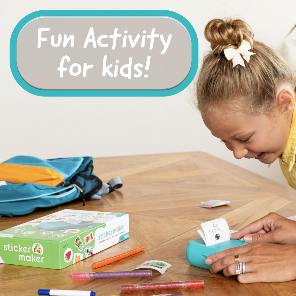CEACO Sticker Maker Bluetooth wireless printing works with iPhone and Android devices.