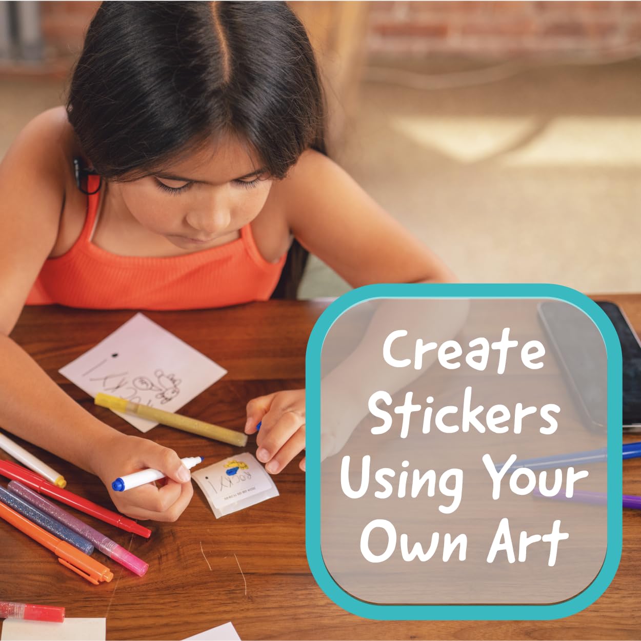 CEACO Sticker Maker kid-friendly sticker pack fuels imaginative crafts.
