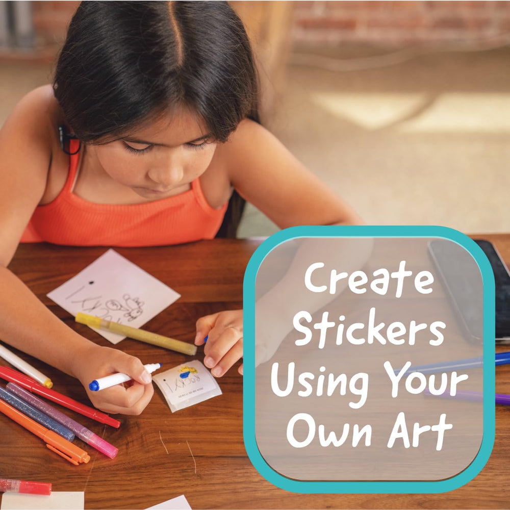 CEACO Sticker Maker kid-friendly sticker pack fuels imaginative crafts.