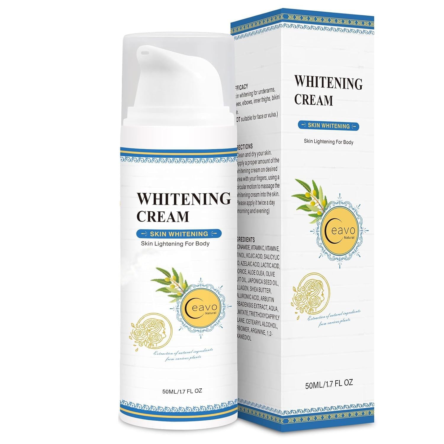 Ceavo Skin Bleaching Cream bikini line focus for even tone