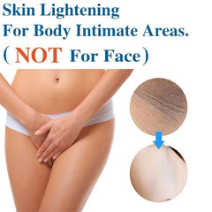 Ceavo Skin Bleaching Cream applied to private area for even tone