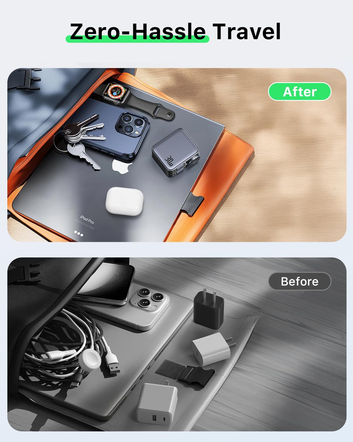 CEDBORR Herrbolai 30W 3-in-1 durable retractable cable during bend tests.