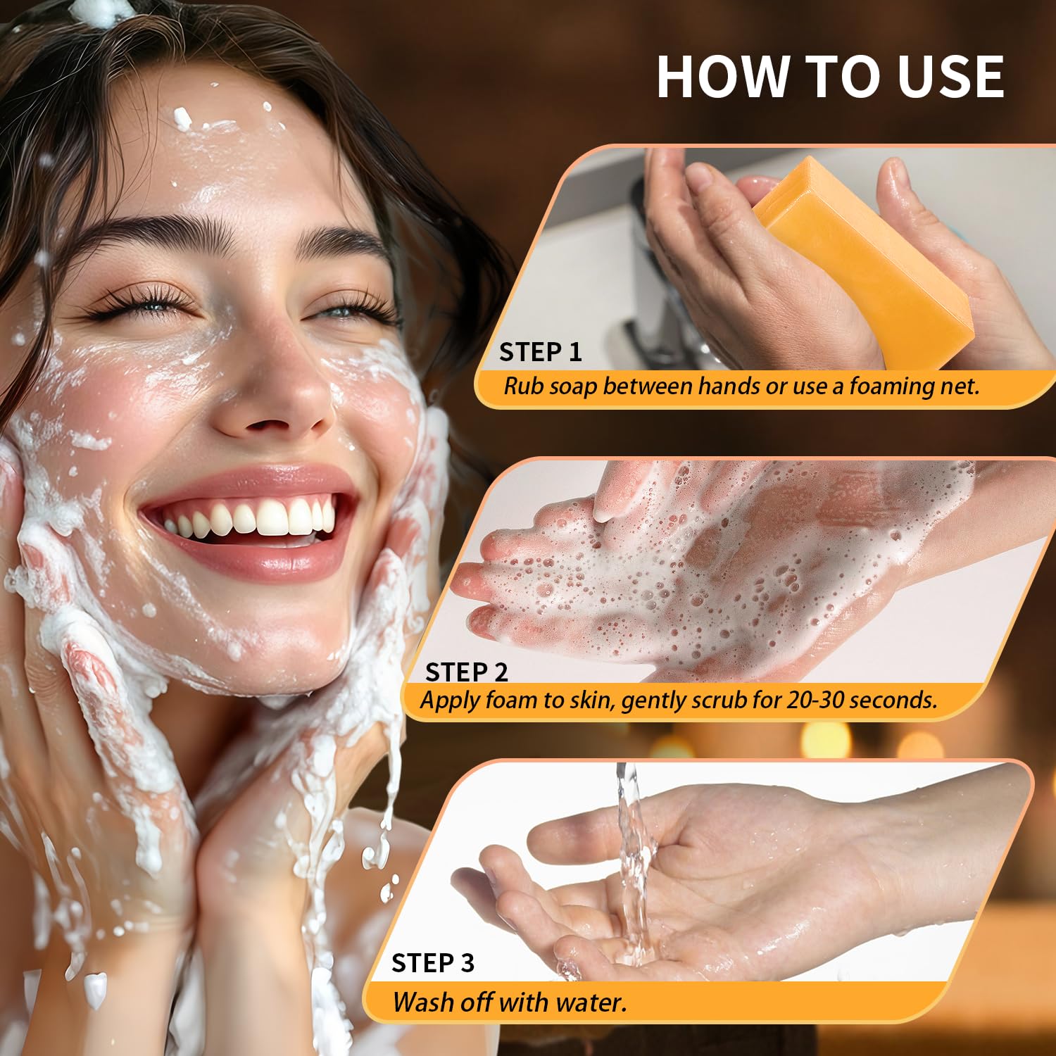 Ceedoo Kojic Acid Soap duo-pack with holder
