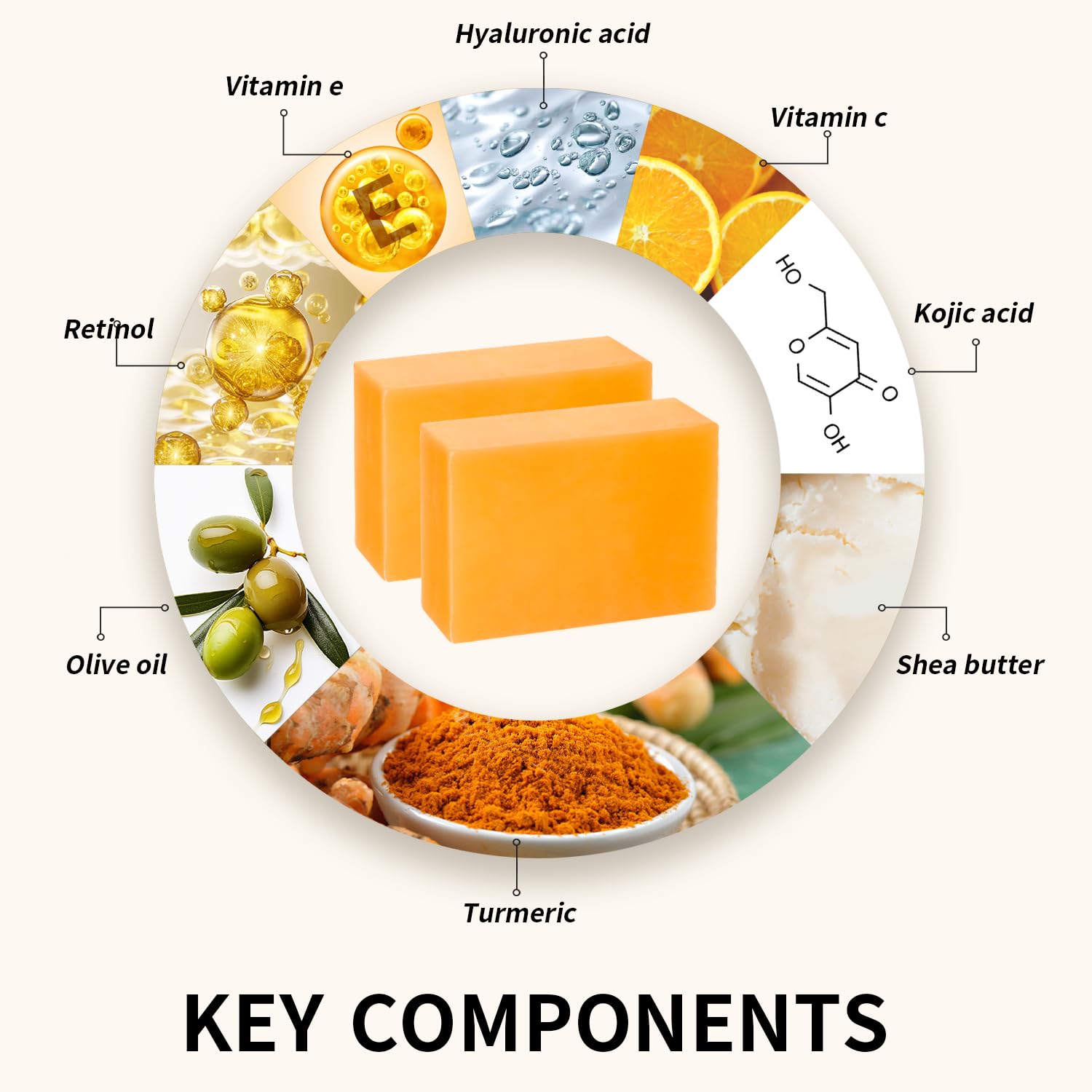 Ceedoo Kojic Acid Soap turmeric-boost visual focus
