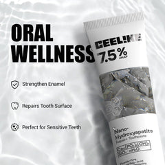 CEELIKE gums-protection toothpaste brush shot suggests soothing, protective daily care.