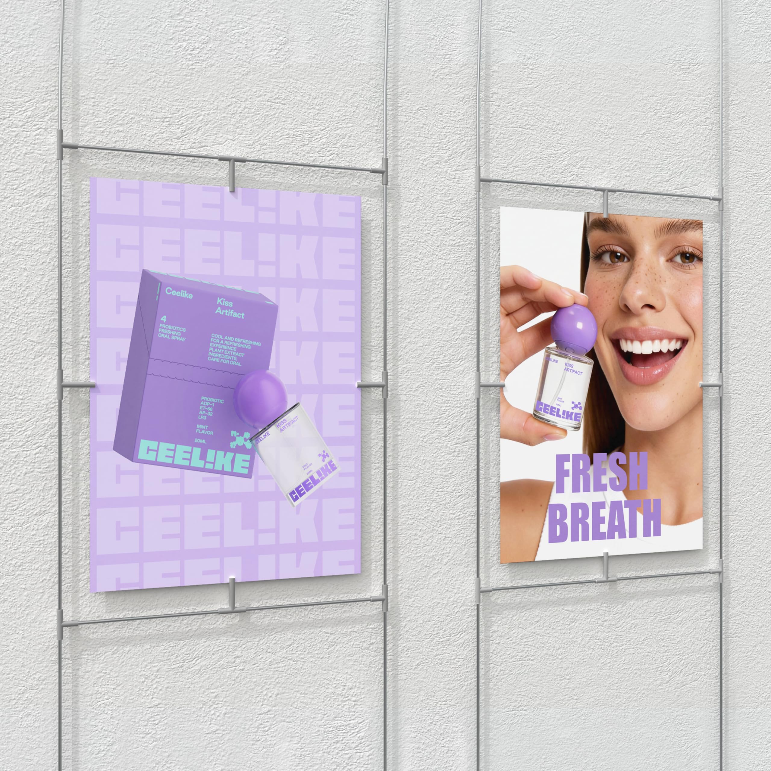 CEELIKE Oral Spray premium ingredients suggest high-quality, gentle breath refreshment.