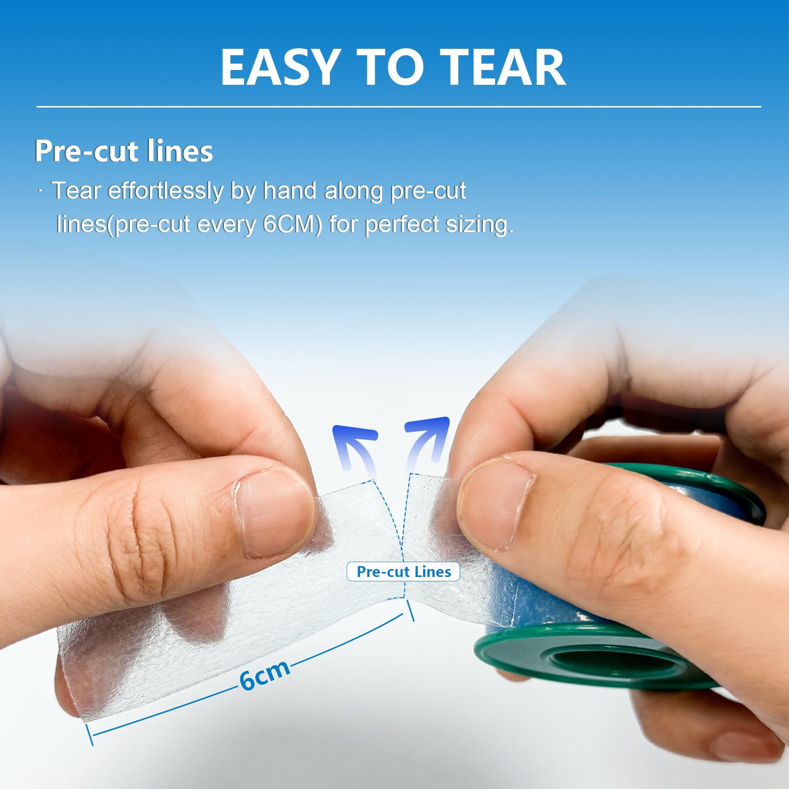Ceeport tape demonstrates flexible wear for active use and movement.