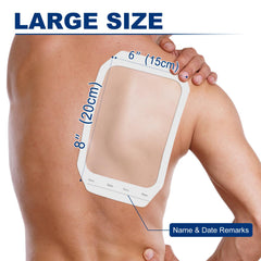 Ceeport waterproof breathable dressing on skin demonstrates durable barrier and airflow.