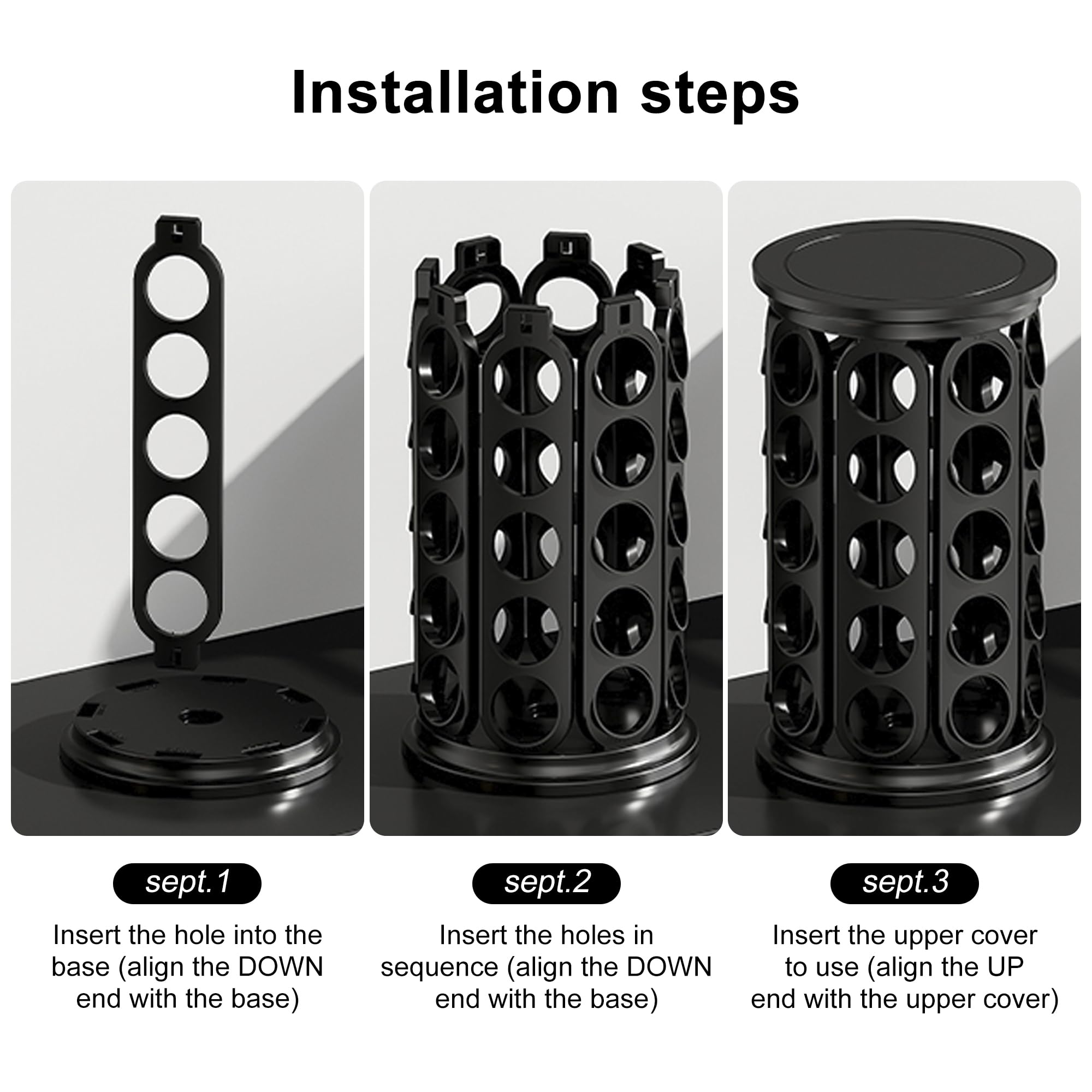 CEHNCEH K Cup Holder with permanent assembly for durability
