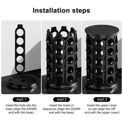 CEHNCEH K Cup Holder with permanent assembly for durability