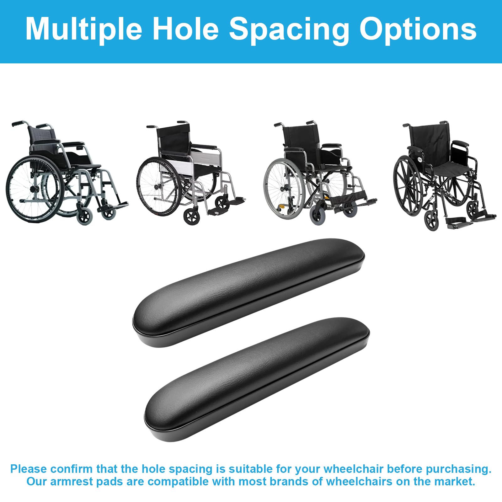 Cejiuga armrest pad with screws included for quick setup