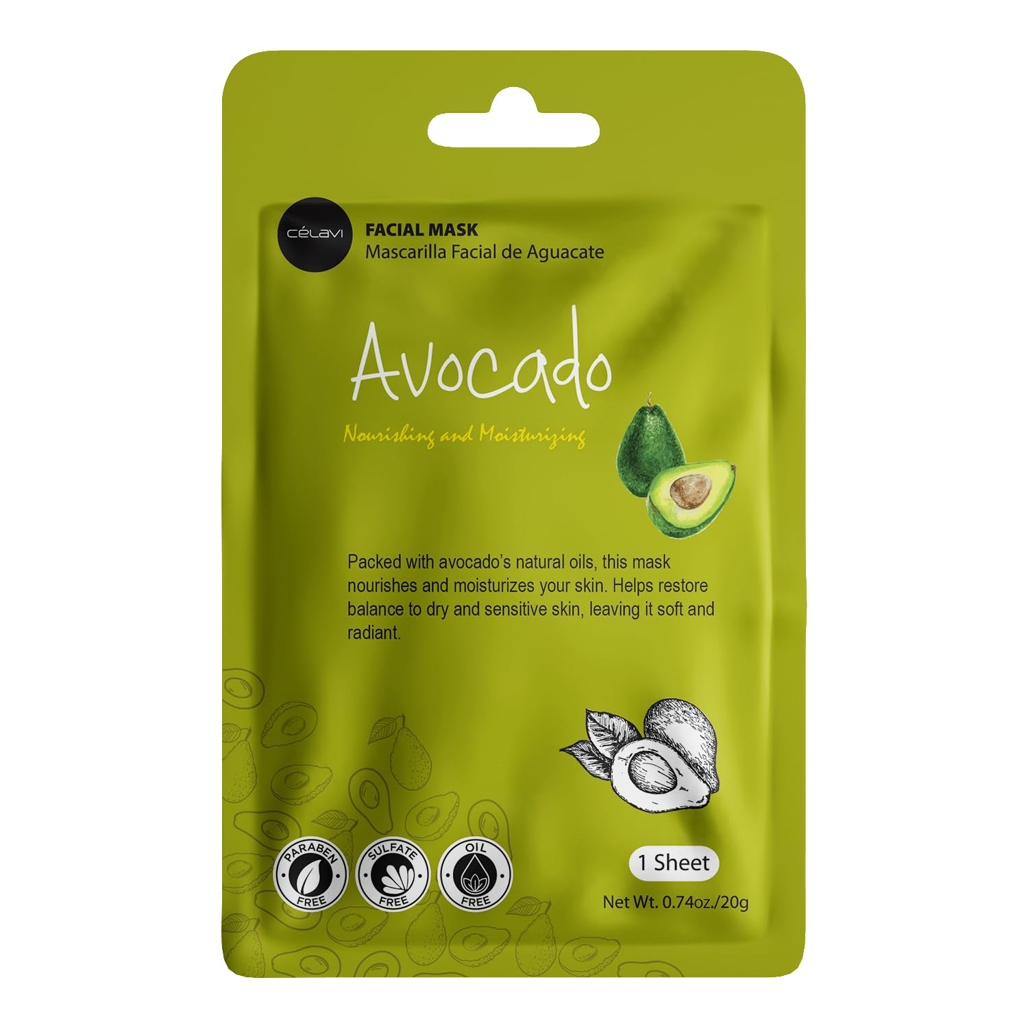 Celavi pomegranate mask pack brightens complexion and supports even tone.