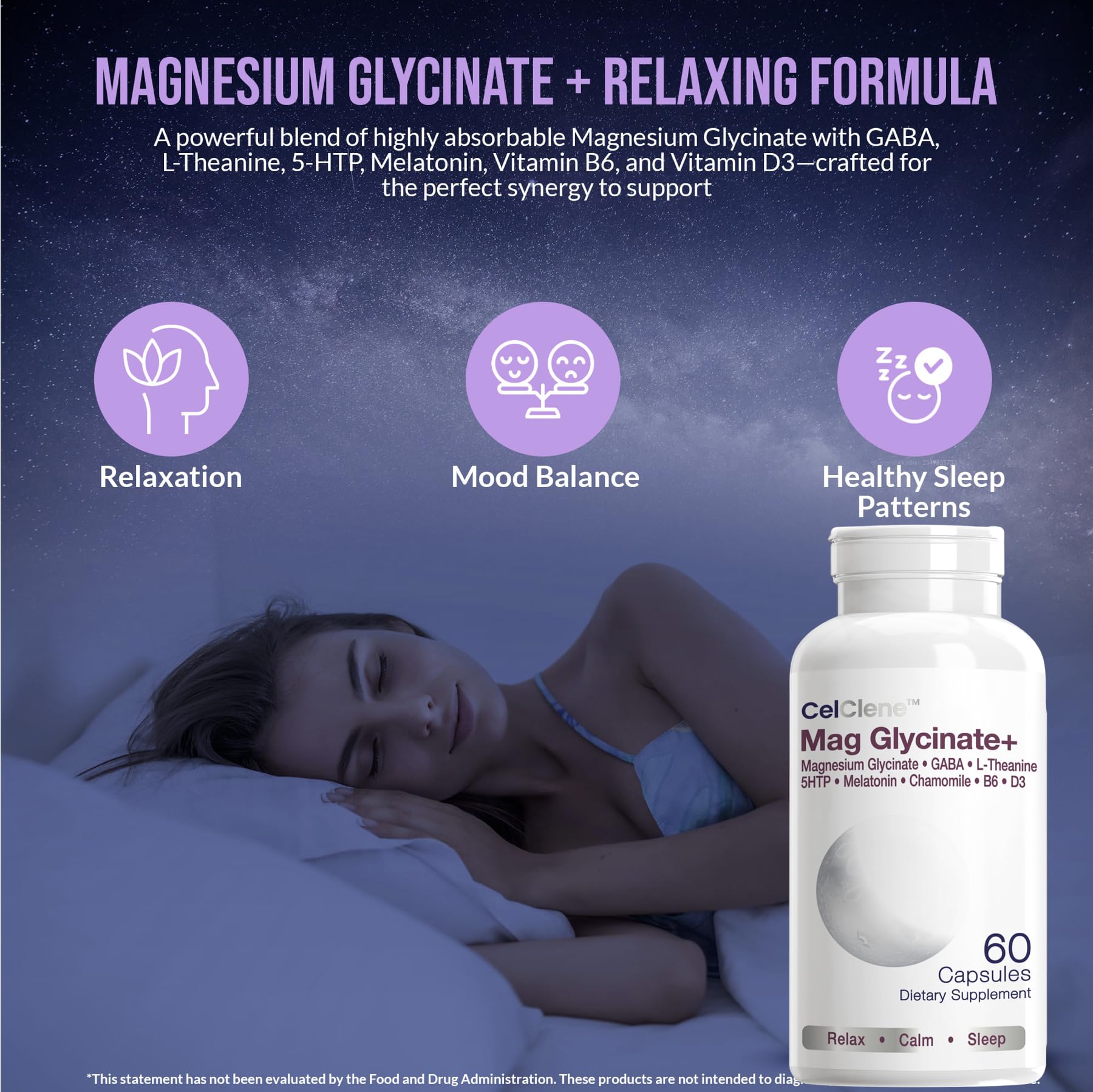 CELCLENE Magnesium Glycinate+ produced in a U.S. FDA registered facility.