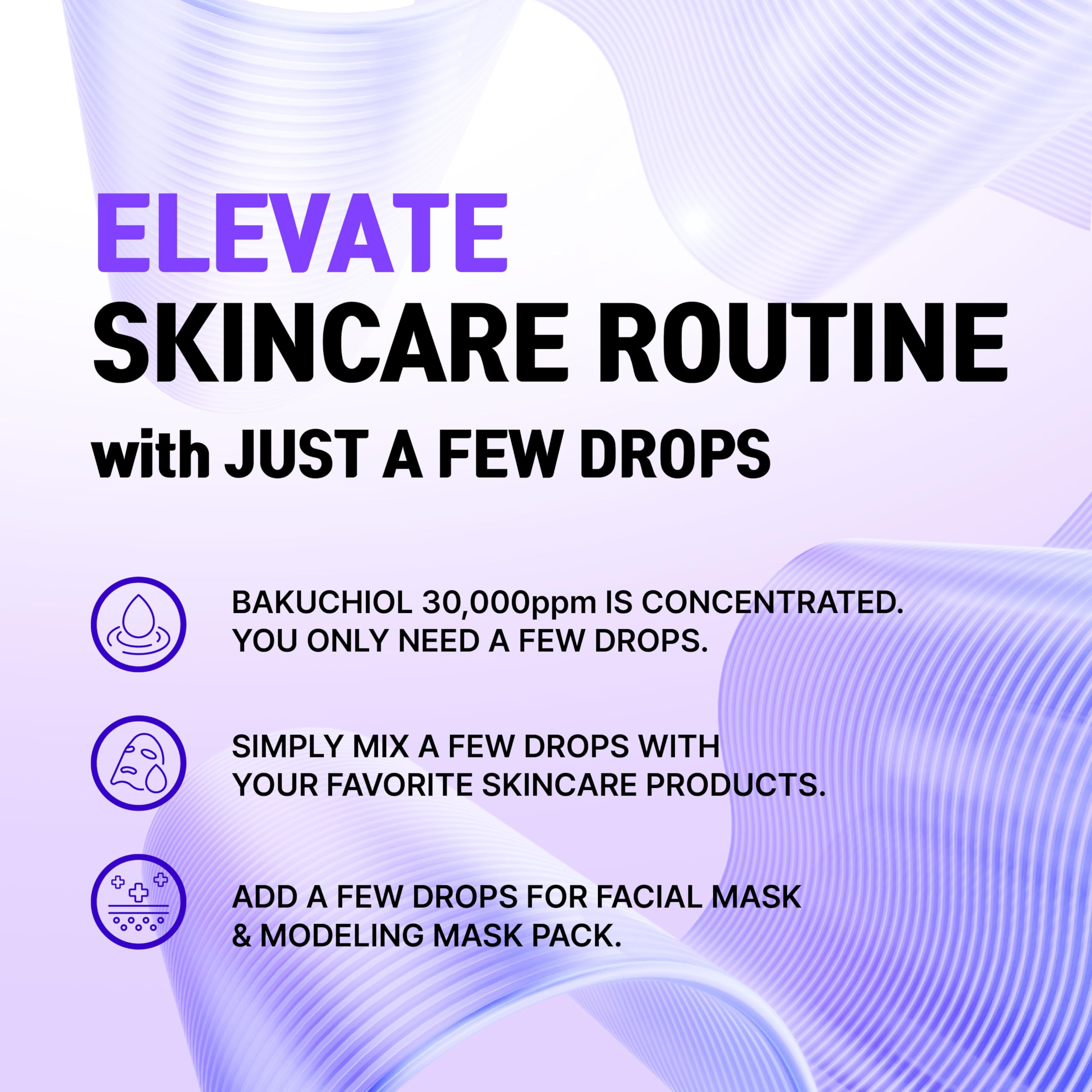 CELDYQUE Bakuchiol concentrate applied on skin showing hydration