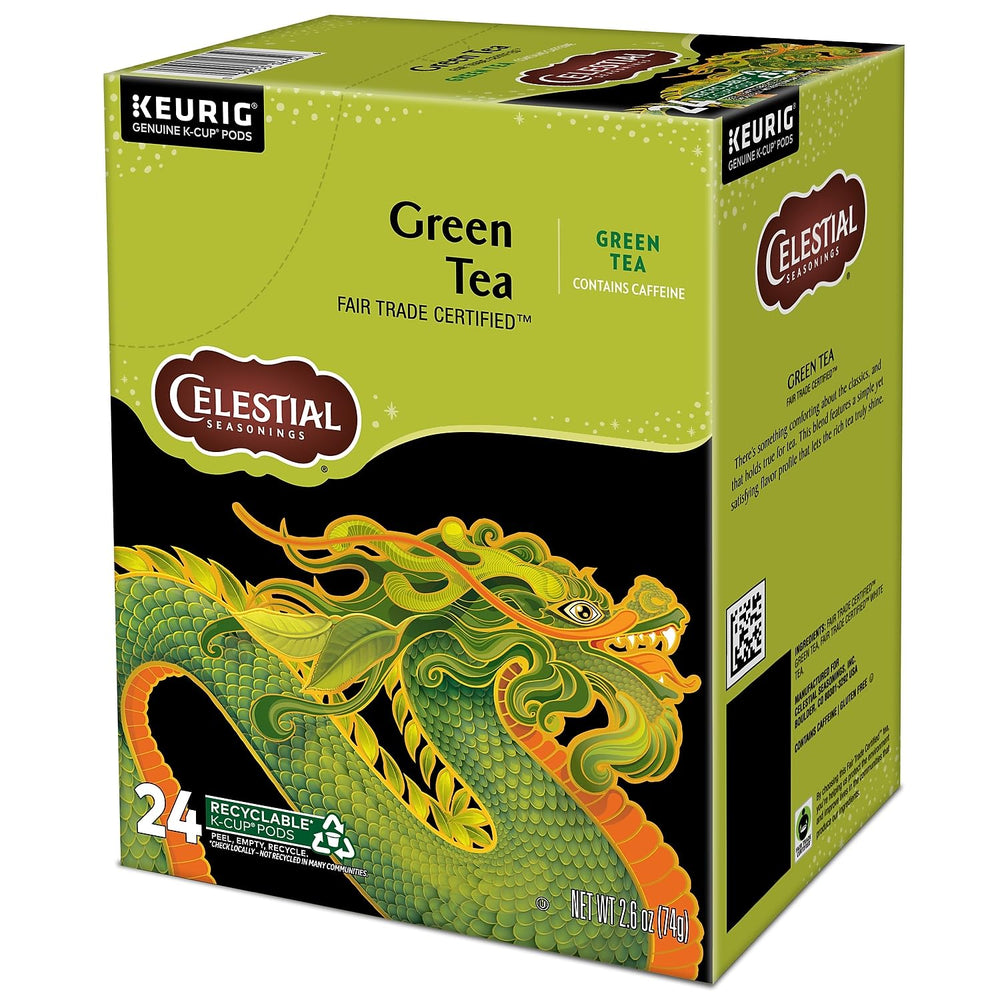 Celestial Seasonings Orthodox Union kosher seal on packaging.