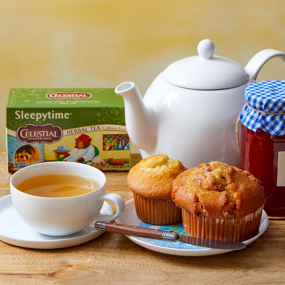 Sleepytime eco-packaging uses 100% recycled paperboard, 35% post-consumer.